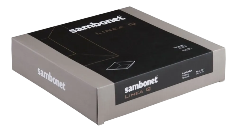 Sambonet Serveerschaal Linea Q Silverplated 12 x 12 cm Online