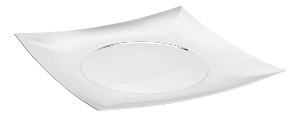 Serveerschaal Sambonet Linea Q Silverplated 28 x 28 cm
