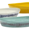 Serveerschaal Serax Feast Tableware By Ottolenghi White Blue S 30 x 29,5 x 6 cm