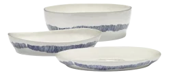 Serveerschaal Serax Feast Tableware By Ottolenghi White Blue S 30 x 29,5 x 6 cm