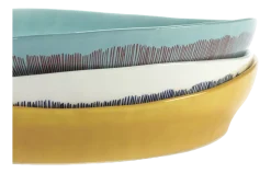 Serveerschaal Serax Feast Tableware By Ottolenghi White Blue S 30 x 29,5 x 6 cm
