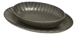 Serveerschaal Serax Inku Tableware Green S 19 x 13 x 3,7 cm