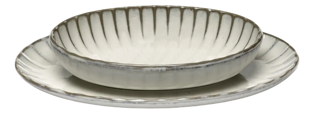 Serax Serveerschaal Inku Tableware White S 19 x 13 x 3,7 cm New
