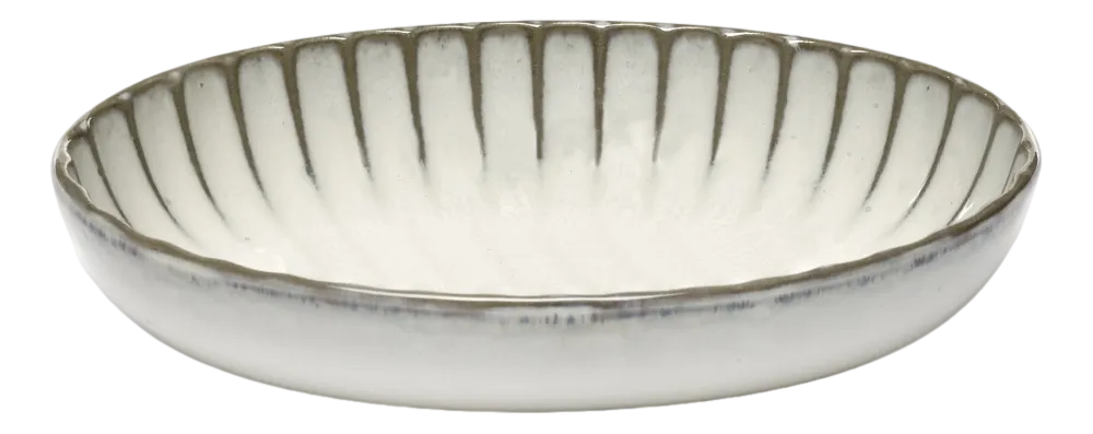 Serax Serveerschaal Inku Tableware White S 19 x 13 x 3,7 cm New