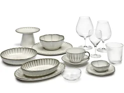 Serax Serveerschaal Inku Tableware White S 19 x 13 x 3,7 cm New