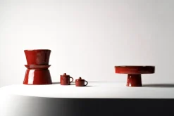 Serveerschaal Serax La Mère Tableware By Marie Michielssen Venetian Red 19 x 19 x 22 cm