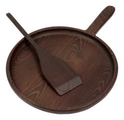 Serveerschaal Serax Pure Kitchen & Table By Pascale Naessens Dark Brown L 48,6 x 35 x 2,5 cm