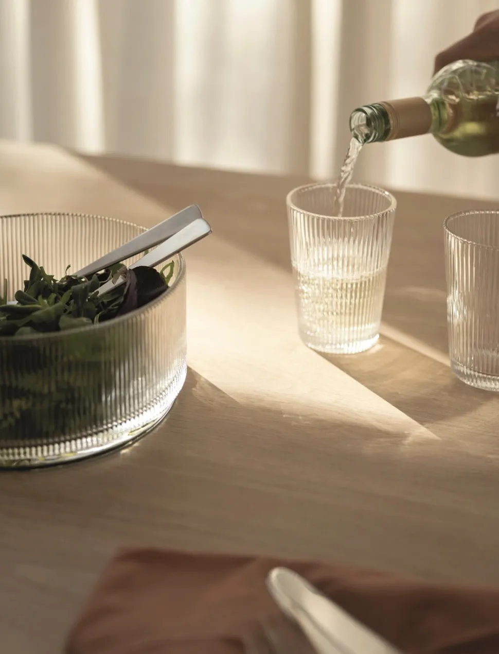 Serveerschaal Stelton Pilastro Clear 21 cm