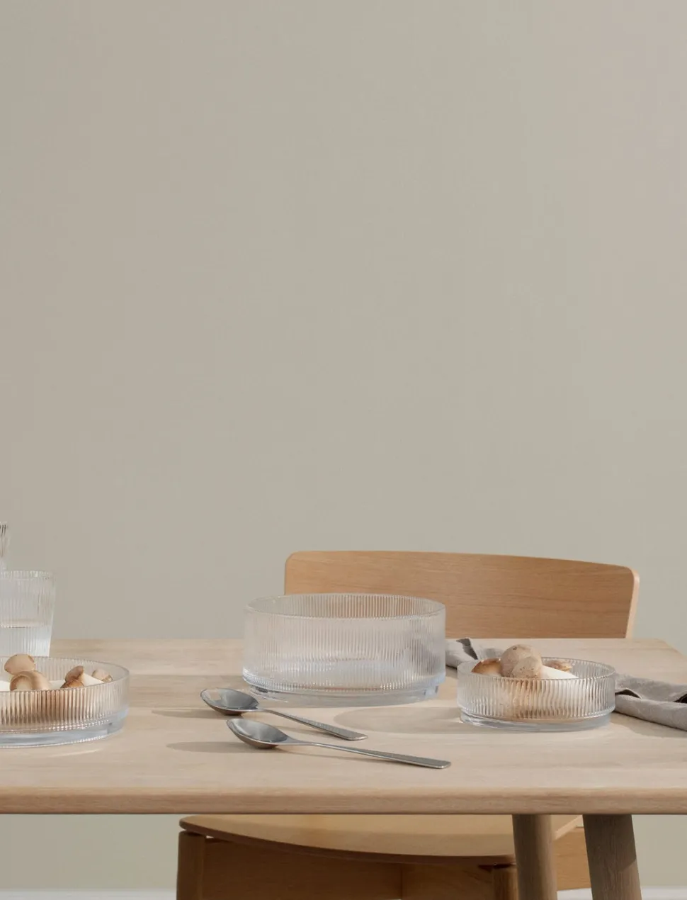 Serveerschaal Stelton Pilastro Clear 21 cm