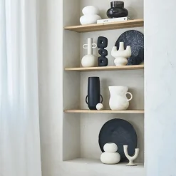 Urban Nature Culture Serveerschaal Serving Plate Black 38 x 2 cm Outlet