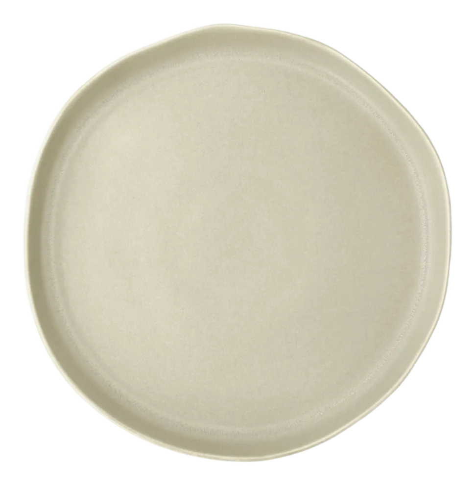 Serveerschaal Villa Collection Shoku Soft Beige 28 cm