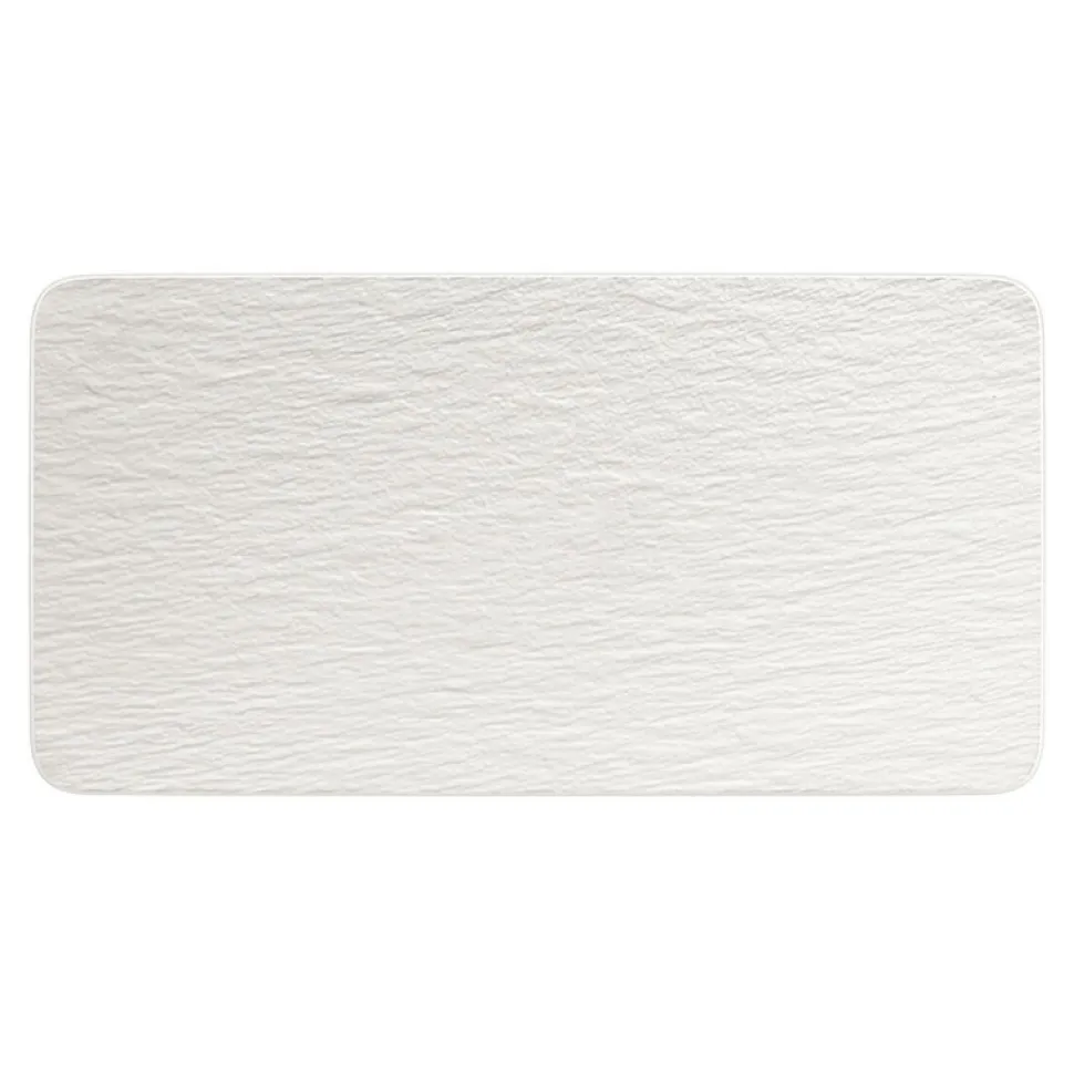 Serveerschaal Villeroy & Boch Manufacture Rock Blanc Rechthoekig