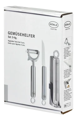 Rosle Serveerset Rösle Keuken Dunschiller, Schilmes en Knoflookpers (3-Delig) Hot