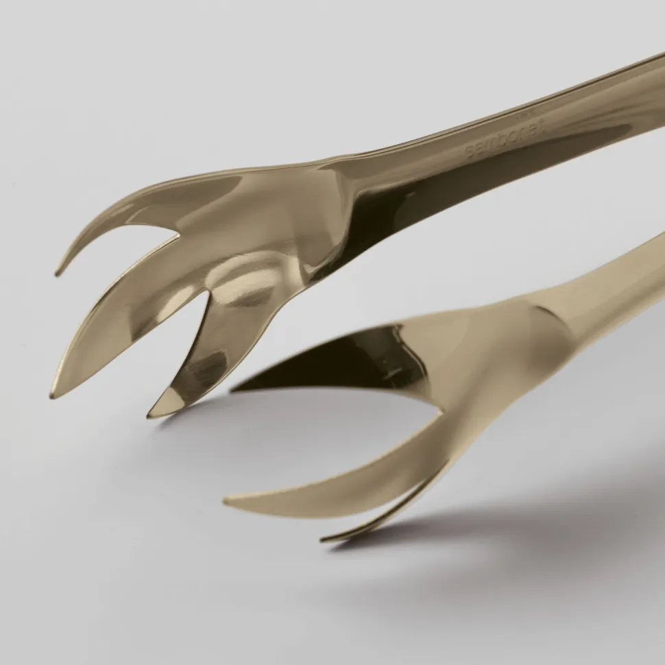 Serveertang Sambonet Living Ice Tongs Champagne 17,5 cm