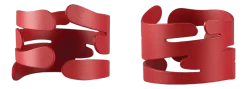 Servetring Alessi Barkring Red (Set van 2)