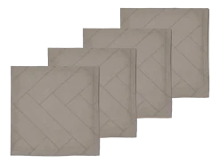 Sodahl Servet Södahl Tiles Damask Taupe (Set van 4) Outlet