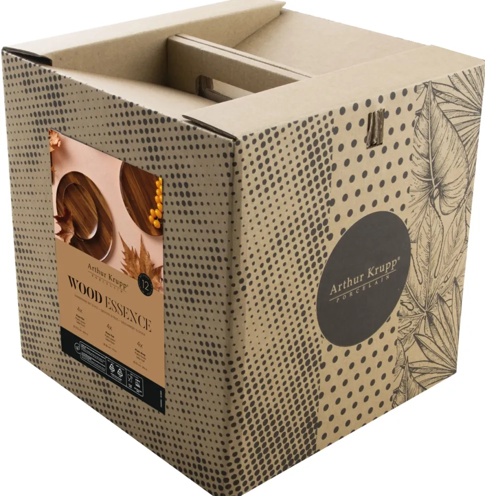 Servies Arthur Krupp Porcelain Wood Essence (12-Delig)