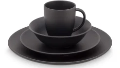 Serviesset vtwonen Raw Matt Black (16-delig)