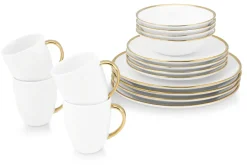 Serviesset vtwonen Raw White Gold (Set van 16)