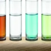 L.S.A. Shotglas Paddle Wodka Set met Serveerplank (6-Delig)