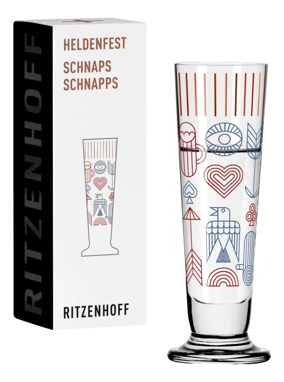 Shotglas Ritzenhoff Heldenfest Schnaps #15 52 ml