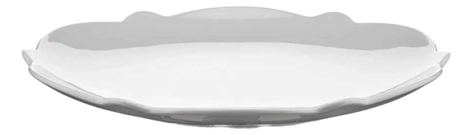 Side Plate Alessi Dressed White Porcelain 20,5 cm (Set van 4)