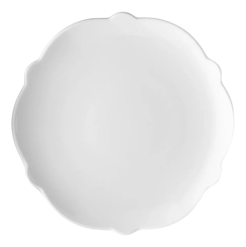Side Plate Alessi Dressed White Porcelain 20,5 cm (Set van 4)