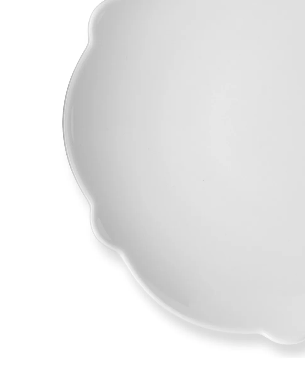 Side Plate Alessi Dressed White Porcelain 20,5 cm (Set van 4)