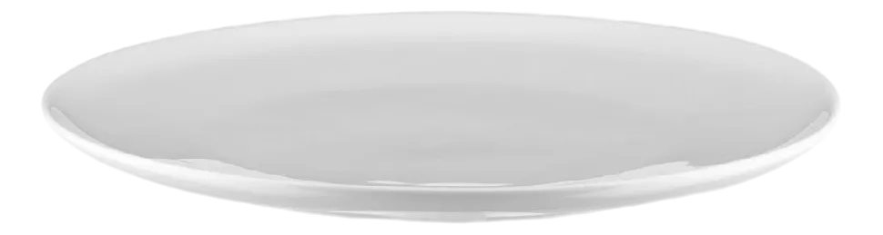 Side Plate Alessi Itsumo White Porcelain 21 cm (Set van 4)