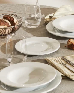 Side Plate Alessi PlateBowlCup White Porcelain 20 cm (Set van 4)