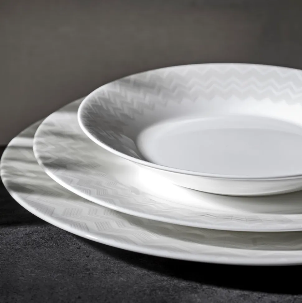 Side Plate Missoni Zig Zag White 15,5 cm (Set van 6)