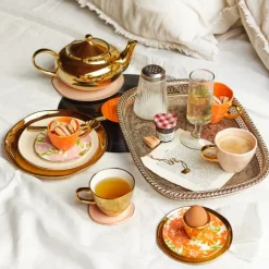 Urban Nature Culture Side Plate Good Morning Flamingo Pink 12 cm (Set van 2) New