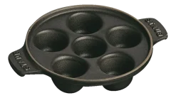 Slakkenpan Staub Specialities Zwart 14 cm
