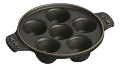 Slakkenpan Staub Specialities Zwart 14 cm