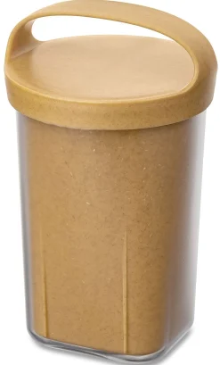 Koziol Snackcontainer Bio-Circulair Buddy ISO met Deksel 550 ml Bruin Sale