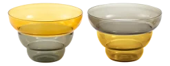 Snackschaaltje POLSPOTTEN Mizu Kiri Yellow (Set van 2)