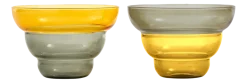 Snackschaaltje POLSPOTTEN Mizu Kiri Yellow (Set van 2)
