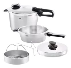 Fissler Snelkookset Vitavit Premium Met Glasdeksel 3.5/6L Clearance