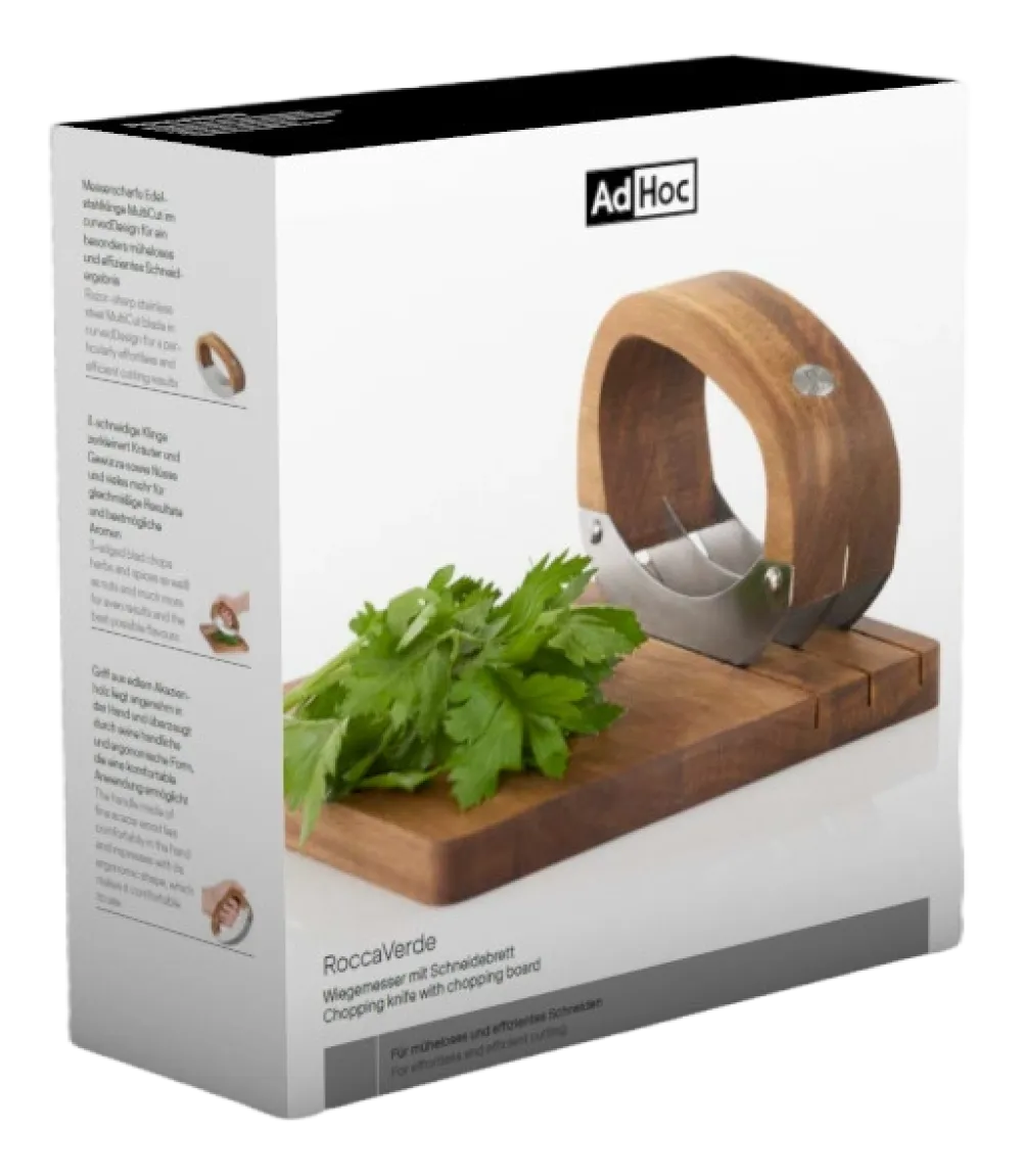AdHoc Snijmes Met Snijplank RoccaVerde Discount