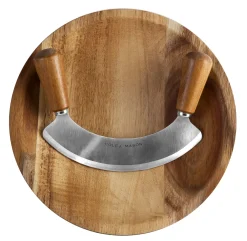 Cole and Mason Snijplank Cole & Mason Ashden Mezzaluna with Acacia Natural Wood Online