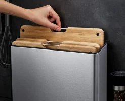Snijplank Joseph Joseph Folio Steel Bamboo (3-delig)