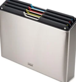 Joseph Joseph Snijplank Folio Steel Zilver (4-Delig)