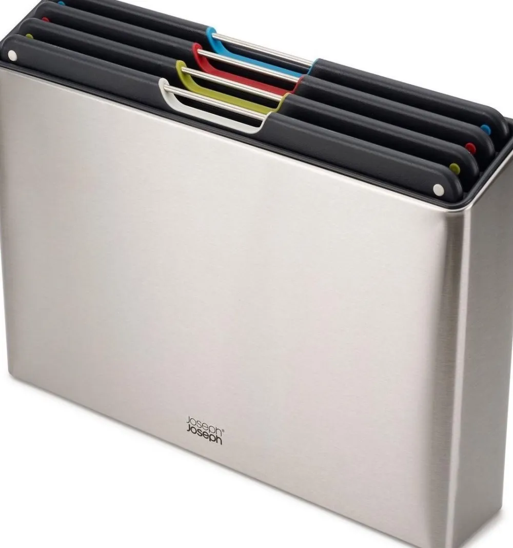 Joseph Joseph Snijplank Folio Steel Zilver (4-Delig)