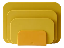 Rosti Snijplank set Choptima Curry 35,5 x 26,5 cm (Set van 3 + houder) Hot