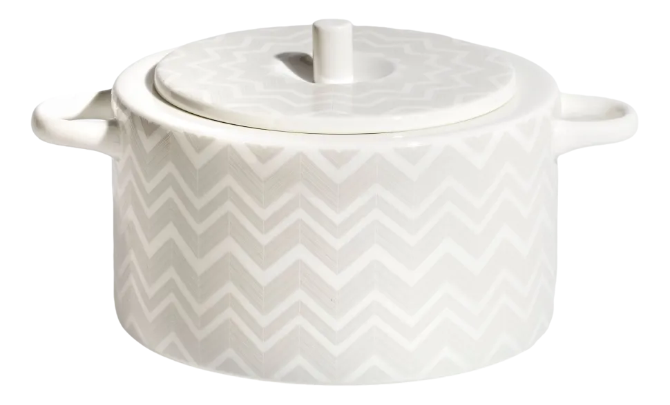 Soepterrine Missoni Zig Zag White 22 cm