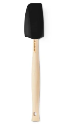 Le Creuset Spatel Silicone Premium Klein Ebbenzwart Hot