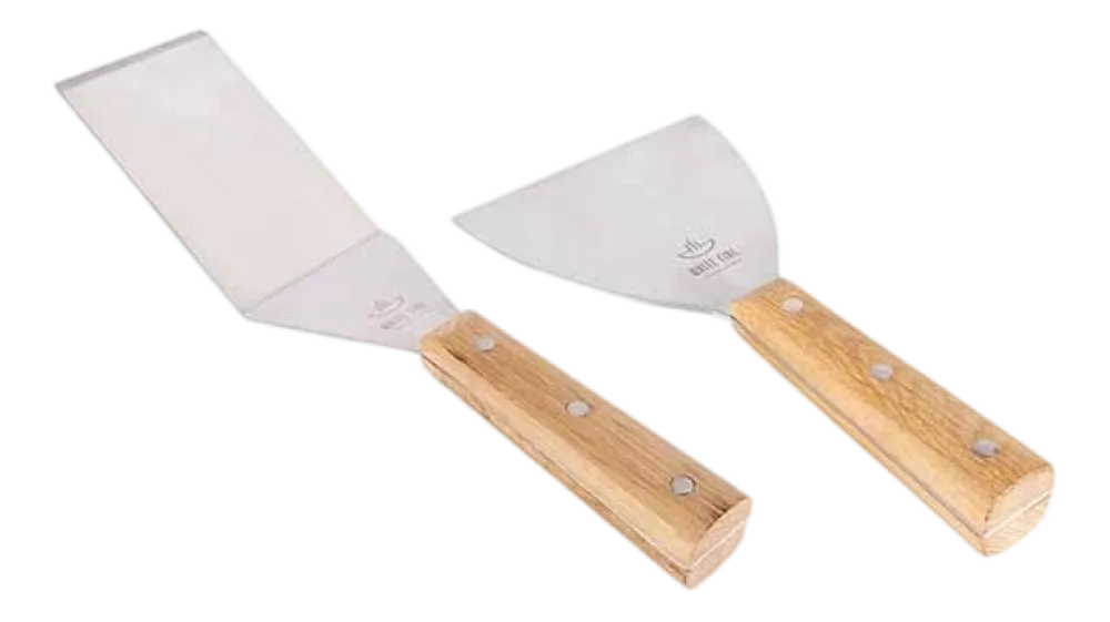 White Fire Spatelset Eiken Handvat (Set van 2) Clearance