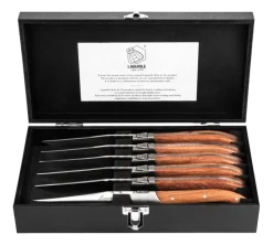 Steakmes Laguiole Style de Vie Luxury Line Pakka Rose (6-Delig)