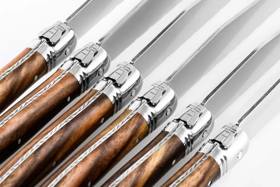 Steakmes Laguiole Style de Vie Premium Line Dark Wood ABS (6-Delig)