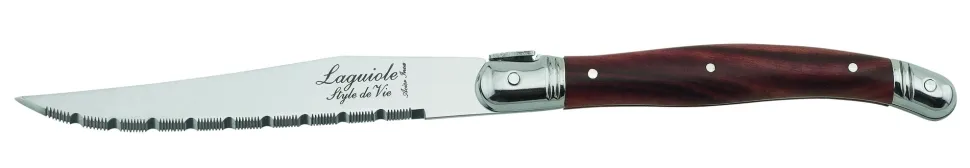 Steakmes Laguiole Style de Vie Premium Line Dark Wood ABS (6-Delig)